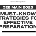 JEE Main 2024: Must-Know Strategies for Effective Preparation