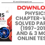 Download Disha 29 AIIMS Physics Chapter-wise Solved Papers (1997-2019) & 3 Mock Online Tests