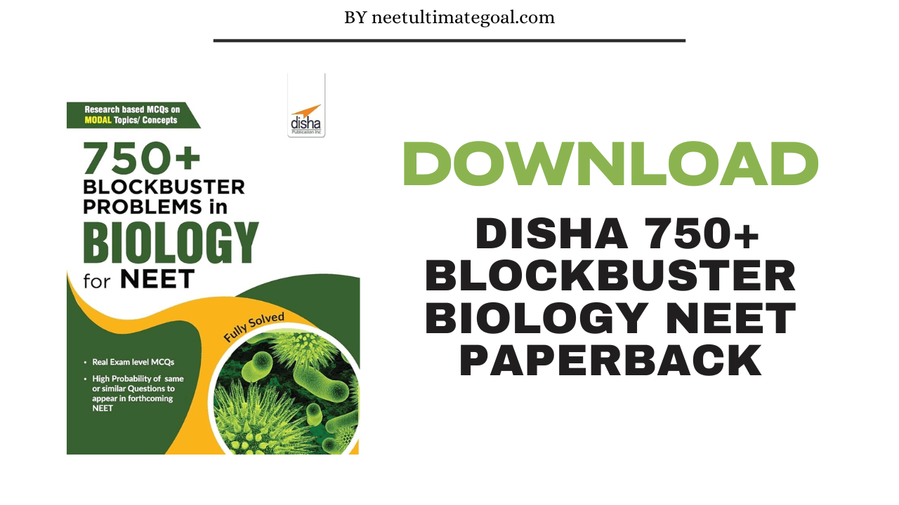 Download Disha 750+ Blockbuster Biology NEET 2020 Paperback | 2025