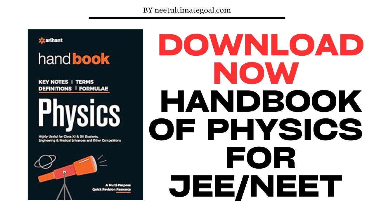 Download Free Arihant Handbook of Physics for JEE/NEET : of Class 11 & 12