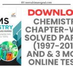 Download disha 29 AIIMS Chemistry Chapter-wise Solved Papers (1997-2019)  & 3 Mock Online Tests .