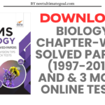 Download Disha 29 AIIMS Biology Chapter-wise Solved Papers (1997-2019) & 3 Mock Online Tests